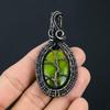 Tree Of Life Green Flash Labradorite Gemstone Handmade Pure Copper Wire Wrap Jewelry Pendant For Women