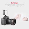 6500K LED Video Light Camera Pocket Lights Fill Lamp with 3 Cold Shoe Portable Photography Lighting for DJI Sony DSLR Canon Cameras