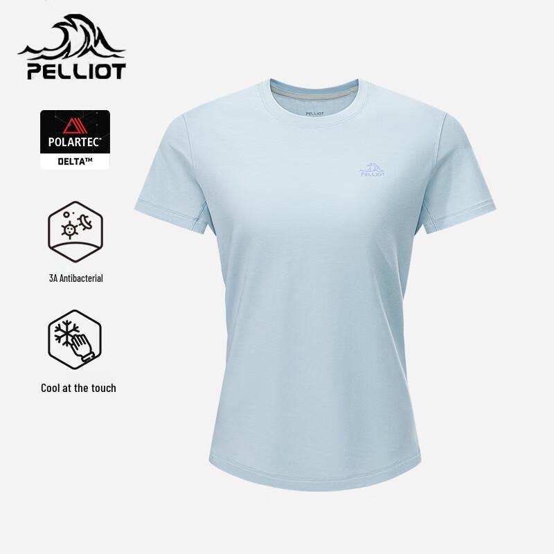 Pelliot Women s Quick-Dry Round Neck Sports T-Shirt M