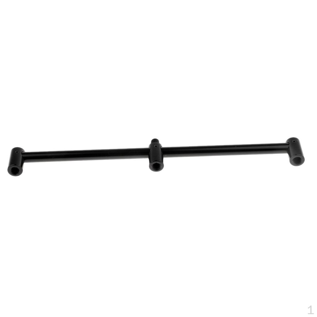 

3 Rods Buzz Bar, Fixed Fishing Bar For Bite Alarm / Rod Holder чёрный