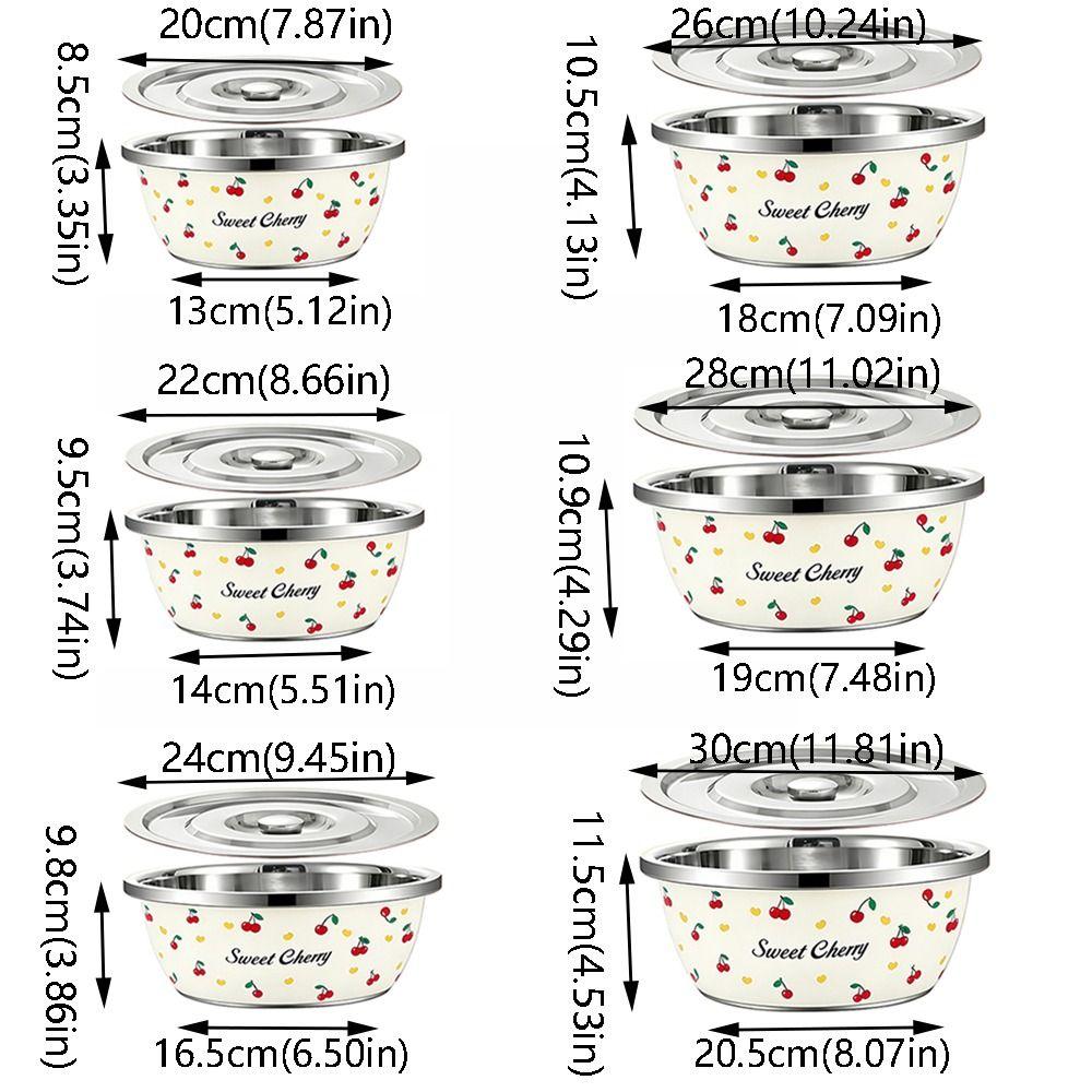 Stainless Steel Salad Bowl Set Prepping Stainless Steel Oil Can  Frying Oil Storage