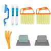 Removable Washable Dusting and Slit Cleaning Brush Set for Air Conditioner Vents, Blinds, and Windows