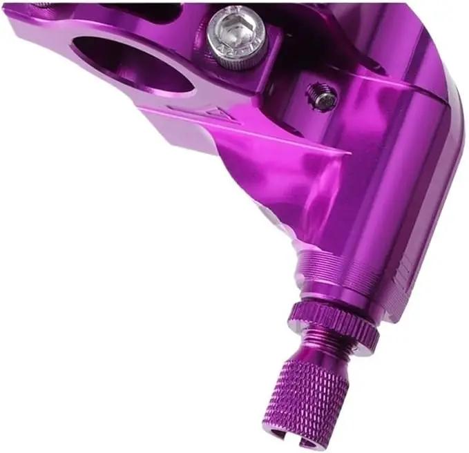 For ATV Quad Bike Motocross Moped Scooter Bike CNC Aluminum Parts 7/8" 22mm Universal Motorcycle Accelerator Throttle Twist Grip,Purple.