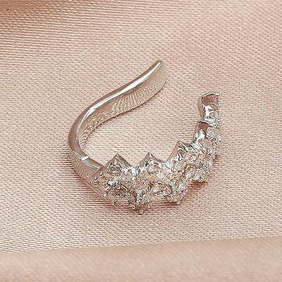 New Fashion Ear Cuff Bohemia Stohovatelné C ve tvaru C CZ drahokamu Malé náušnice klipsy pro ženy Svatební šperky