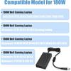 130W 180W Power Adapter for Dell WD19 WD19S WD19TB WD19TBS K20A Docking Station, Dell WD15 Monitor Dock K17A001, Dell G7 G5 G3 Gaming Laptop Charger