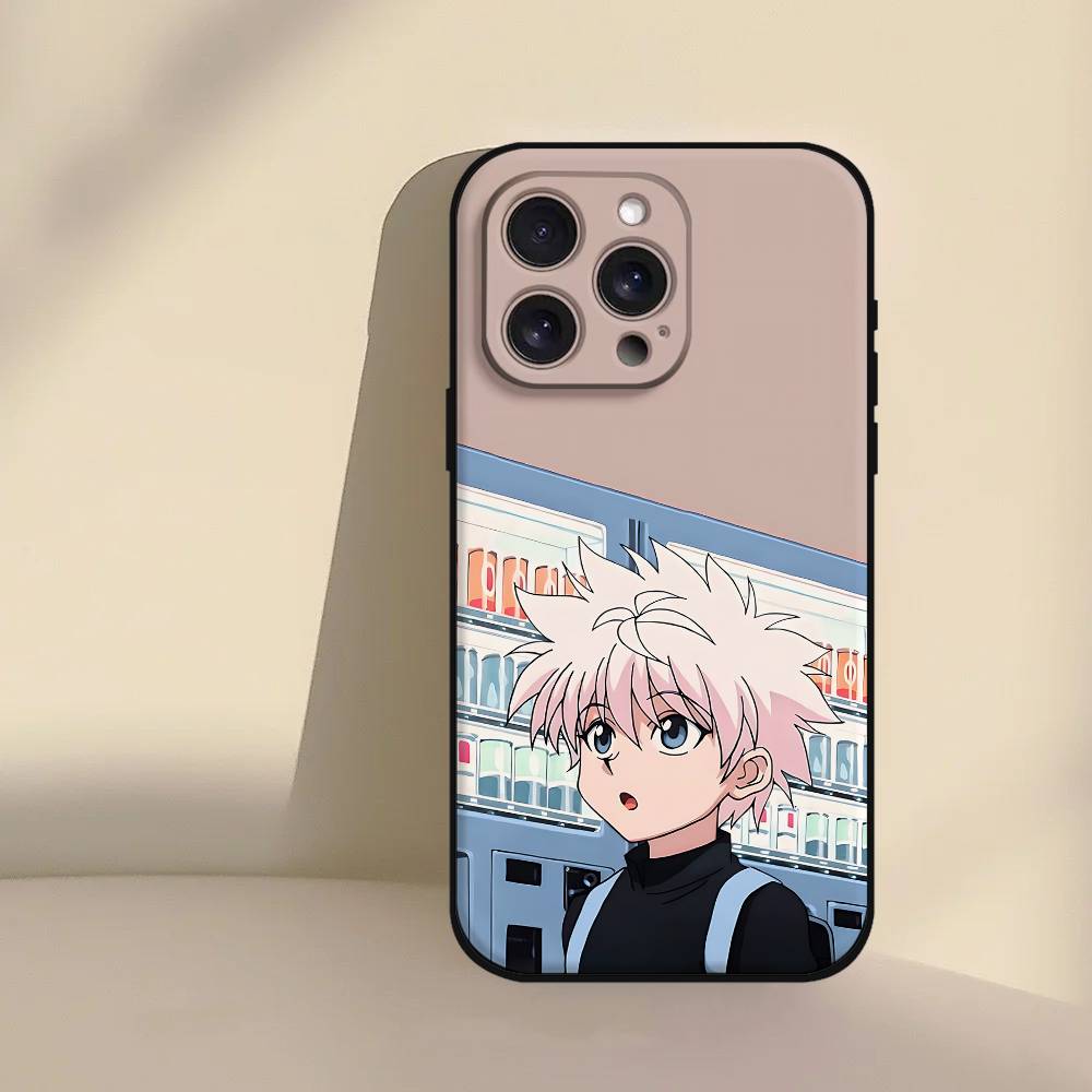 Hunter Killua tok iPhone 17/16/15/13/14 Pro Max/ 11Plus/X/Xr/Xs Max/12mini készülékhez