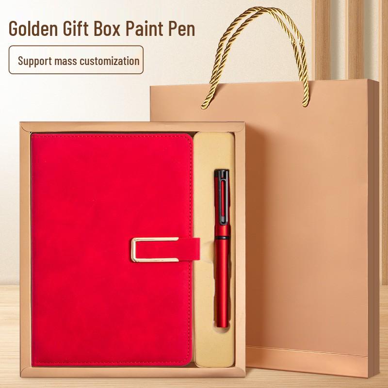 A5 Custom Logo Business Notebook Set - Premium Gift for Office Meetings