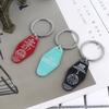 Tv Show Twin Peaks Hotel Key Chain Metal Green Enamel The Great Northern Hotel Room 315 Keychains Fashion Women Men Jewelry Gift