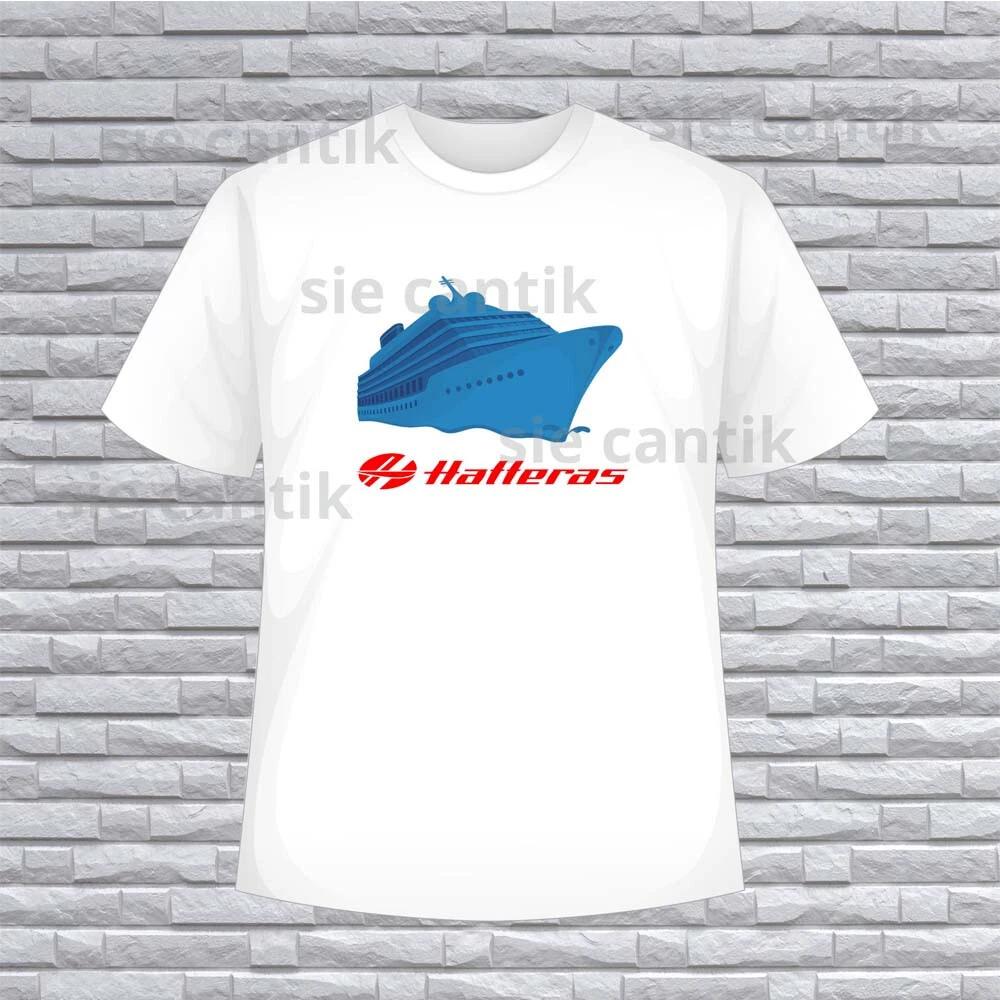 Hatteras Yachts Logo American T-Shirt Funny Size S to 5XL 3XL