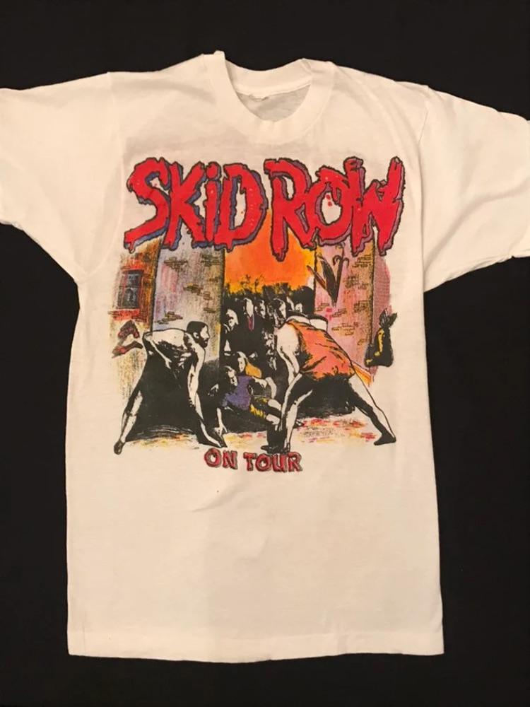 

Vintage Skid Row On Tour Concert T-shirt All Size S to 5XL NE154 Unisex T-Shirt XXL