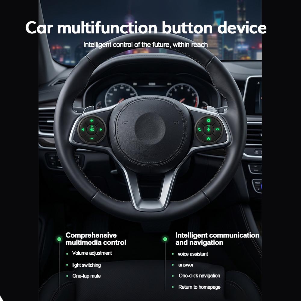 10 Keys Wireless Car Steering Wheel Controller For Car Radio DVD GPS Multimedia Navigation Universal Remote Control Buttons