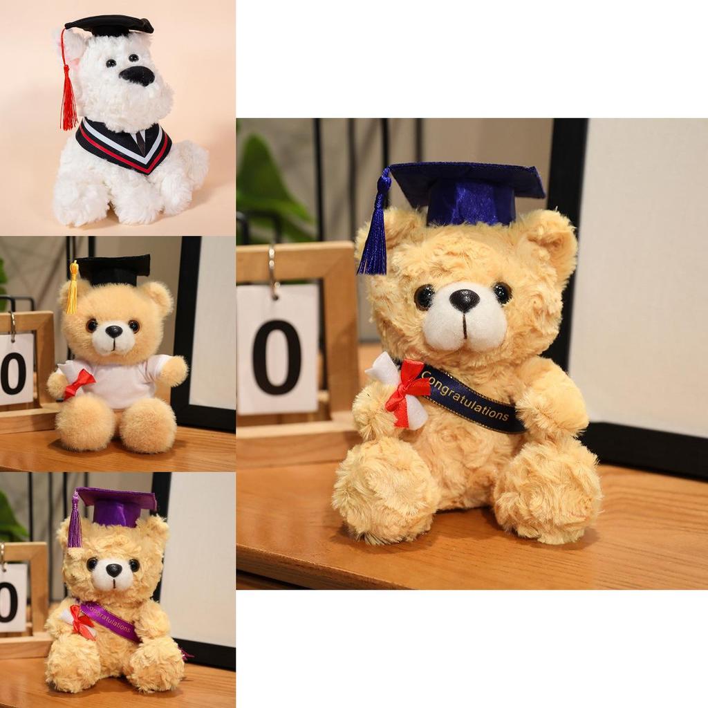 Capybara Graduation Plush Toy With Pp Cotton Filling For Commemorative Gift And Collectors Souvenir