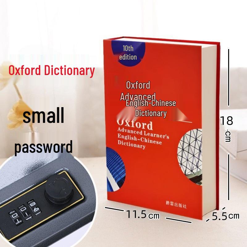 Large Combination Lock Book Safe Piggy Bank for Kids – Cute Birthday Gift for Paper Money and Coins