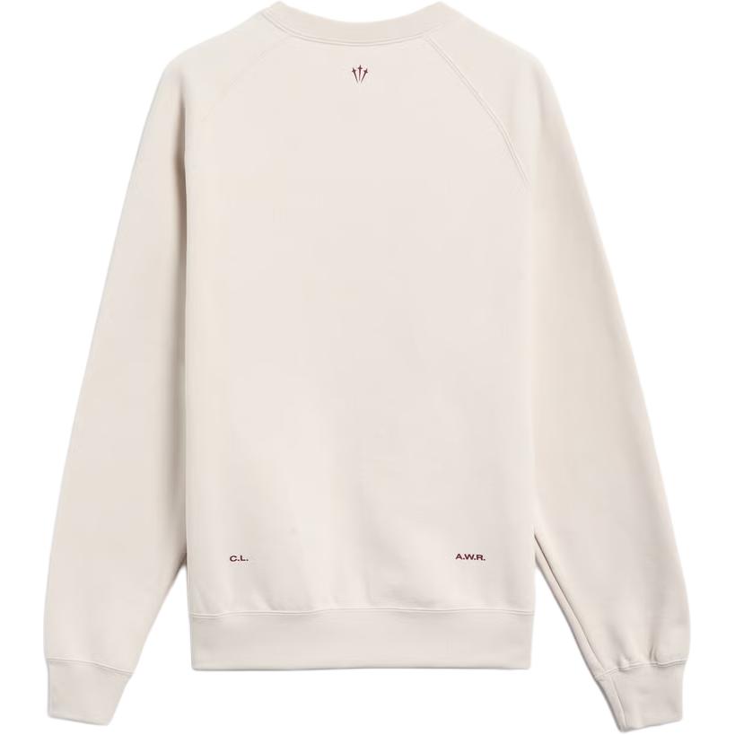 Nike X Drake Nocta Collaboration Crew Logo Letter Raglan Long Sleeve Sweatshirt Men sweatshirt FN8160-104