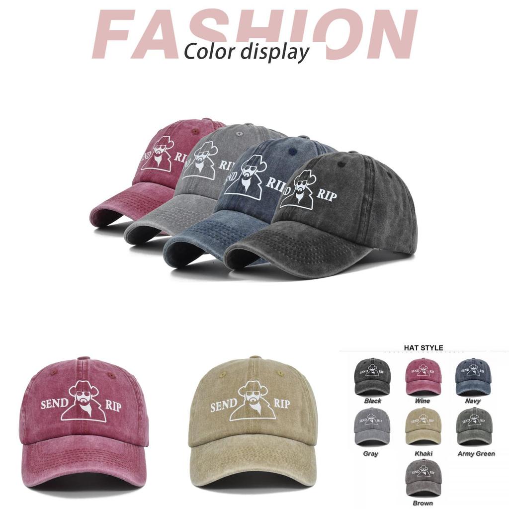 European And American Graffiti Print Baseball Cap Vintage Curved Brim Hat Sun Hat Wholesale Customization