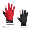 1 Paar Winter Angelhandschuhe 2 Finger frei Sport Radhandschuhe Atmungsaktiv Rutschfest Anti-Rutsch Angelbekleidung für Pesca Fitness