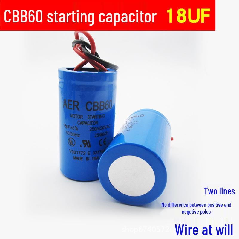 Washing Machine Start Capacitor CBB60 3-20UF for Spin Dry/Dehydration