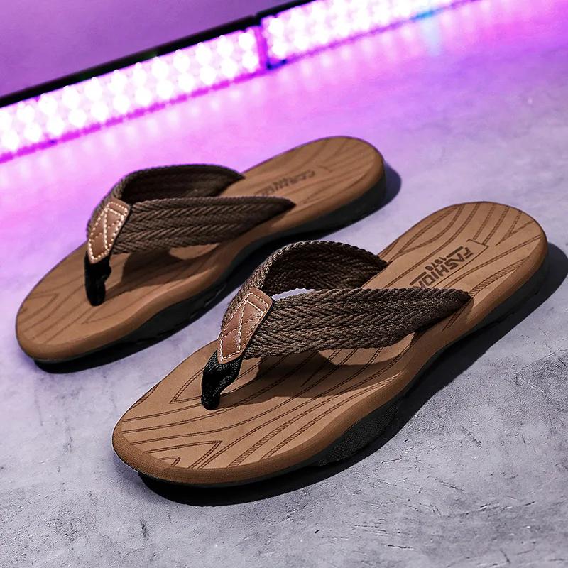 Fashion 2026 Flip Flops Casual Innovative Design Shoes Men Soft-soled Lightweight Home Slippers High-quality Sandals Chaussure Hommes
