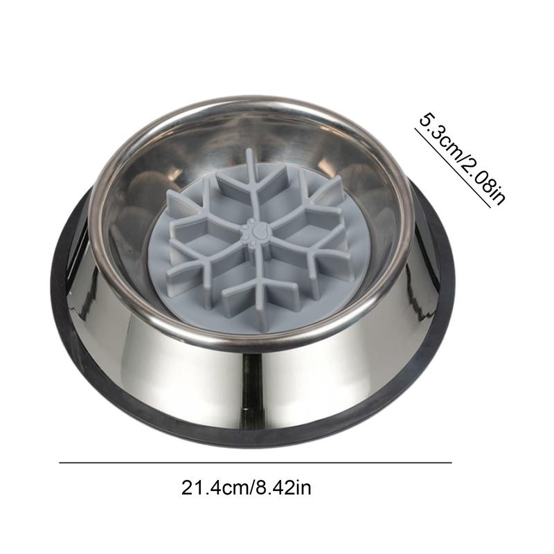 Food grade silicone non-slip slow feeding bowl slow feeding dog bowl dishwasher safe maze dog bowl suitable for fast eating dogs