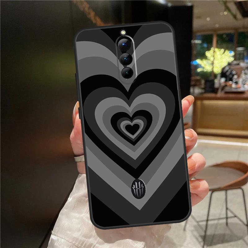 Colorful Heart Circle Love Case For ZTE Nubia Red Magic 10S 9S 8S 10 9 8 11 Pro Plus 6 7 6S 7S For RedMagic 10 Air Cover