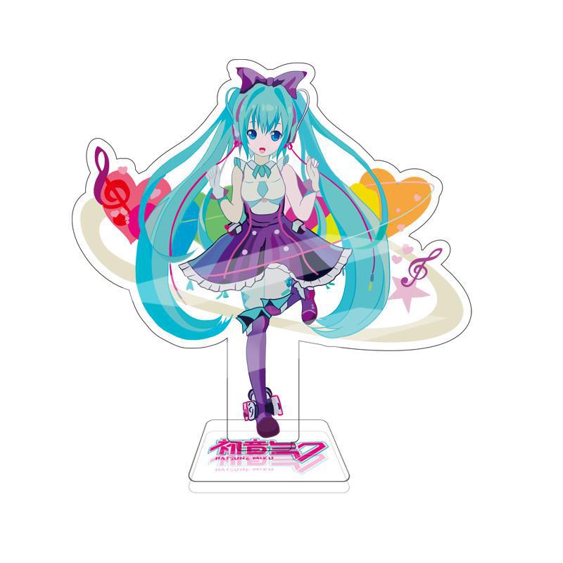 Miku Hatsune Large Acrylic Stand 15Cm Double Sided Anime Figure Vocaloid Luo Tianyi Anime Merchandise Collectible Display Stand