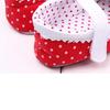 Baby Mädchen Schuhe Prinzessin Punkte Blumen Baumwolle Kleinkind Krippe Schuhe Kleinkind Sohle Anti-rutsch First Walker