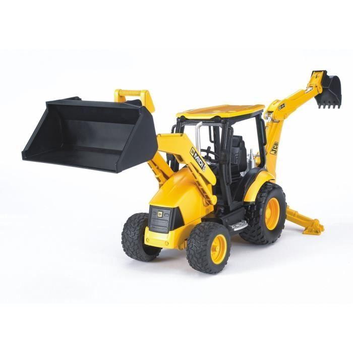 Grävlastare JCB Midi CX - BRUDER - Funktionell och Avtagbar - Gul - Pojke - 3 år och uppåt