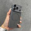 Luxury Magnetic Matte Translucent Case For 17 16 15 14 13 12 11 Pro Max 16Pro 17Pro for Magsafe Mag Safe Wireless Covers