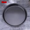 Round Deep Dish Nonstick Pizza Pan Carbon Steel Pie Tray for Baking Tool Compatible with Toaster Ovens and Family Gatherings
