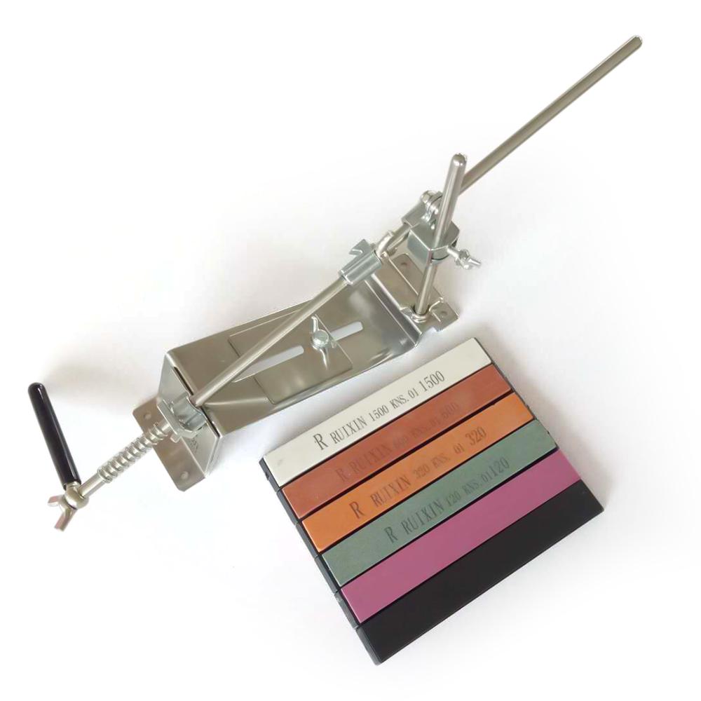 Uppgraderad knivslipsats med fast vinkel i helmetall rostfritt stål Professional 14 slipning