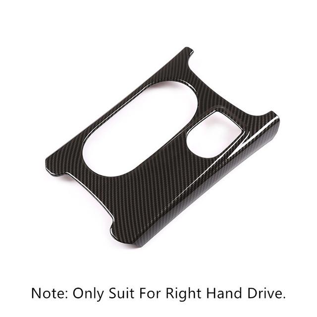 Carbon Fiber Color Center Console Water Cup Frame Decoration Trim For Mercedes Benz GLA X156 CLA C117 A Class W176 RHD LHD