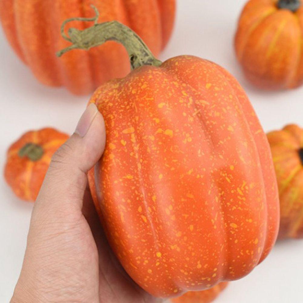 Harvest Fall 7PCS Thanksgiving DIY Craft Party Fake Vegetable Halloween Decoration Artificial Pumpkin Simulation Pumpkin Model