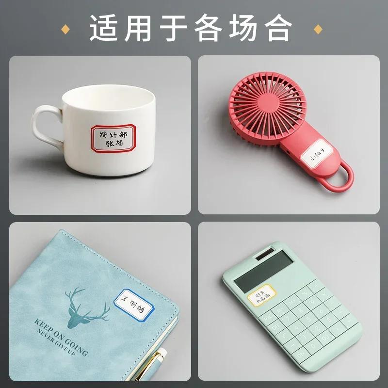 Multicolor Can Be Written Marking Stickers Square Blank Small Size Label Stickers Goods File Classification Autohesion Tag Paper