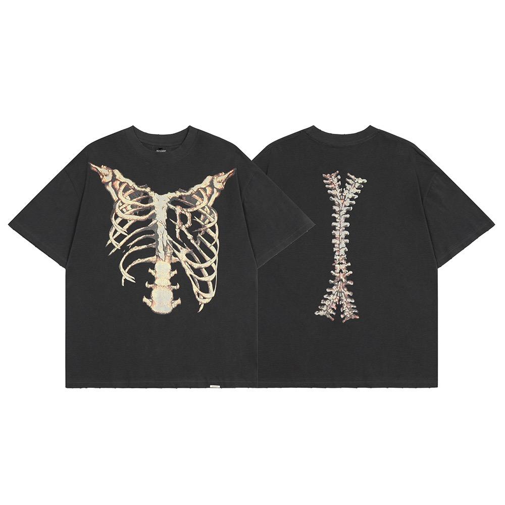 Luxury Mens Womens T-Shirt Cotton Print Streetwear Vintage Oversized Tee Unisex Top