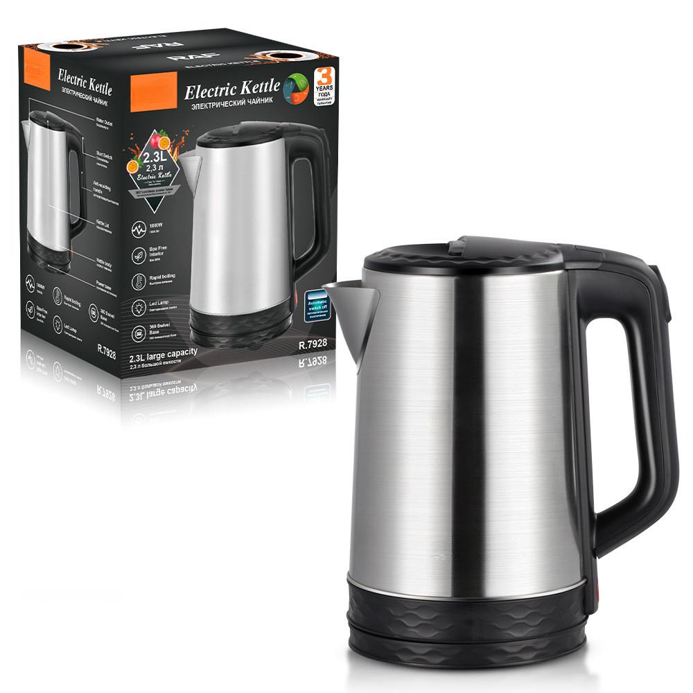 1800W High Power Electric Kettle 2.3L Household Automatic Teakettle Portable Stainless Steel Water Boiler