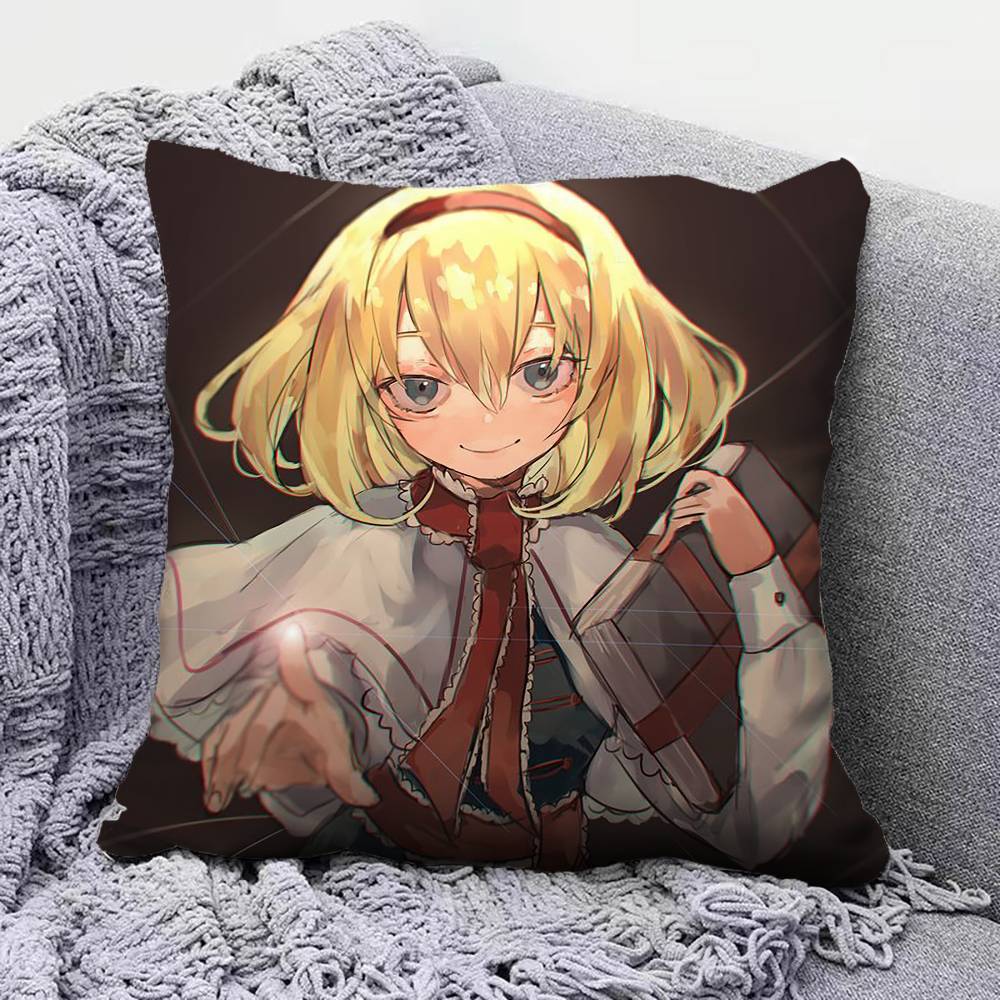 Alice Margatroid TOUHOU Pillow Covers Home Sofa Cushion Covers and Aecorative Custom
