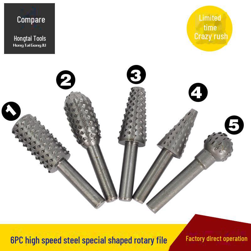 Elektrická rotační sada nástrojů pro řezbářství do dřeva pro broušení a tvarování kořenů