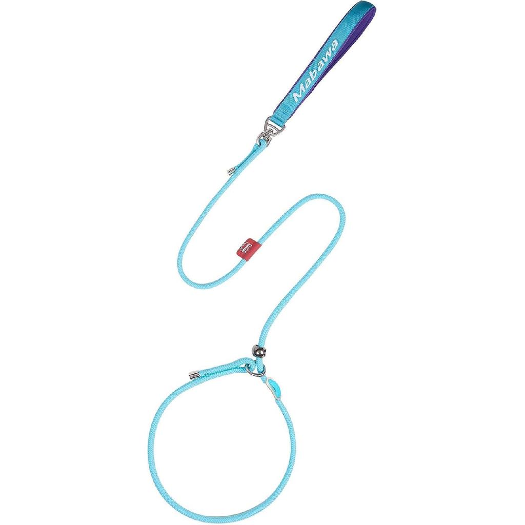 Dog Anti-Slip Leash 5FT with Metal Stopper - Durable No-Pull Training Lead for Small, Medium & Large Dogs - Comfortable Handle Nylon Rope,