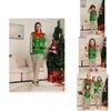 Charming Holiday Themed Family Pajama Set For Kids And Adults Featuring Letter Design