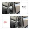 Carbon Fiber ABS Lock Covers Protector Trim for 18-21 Jeep Wrangler JL JLU JT 6X