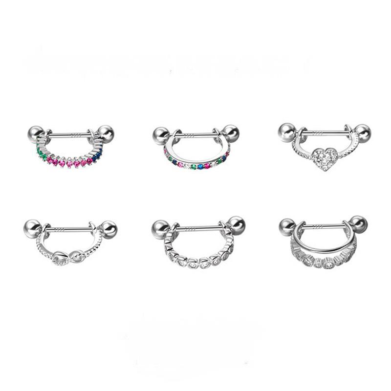 Set Cercei Helix în Formă de U Cercei Colorati Pentru Femei Cercei Hipoalergenici