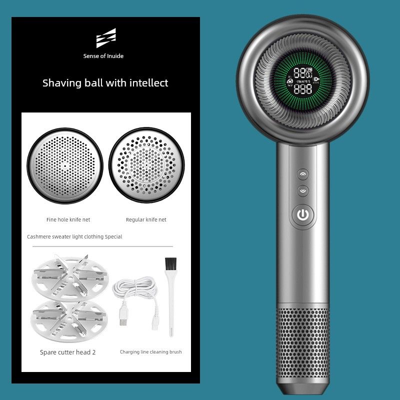 JGG Fur Ball Trimmer For Home Sweater Lady Shaver Fabulous Fuzz Remover Cashmere Coat Woolen Sweater Hair Remover 2 Spare Blades + Fine Hole Knife Net