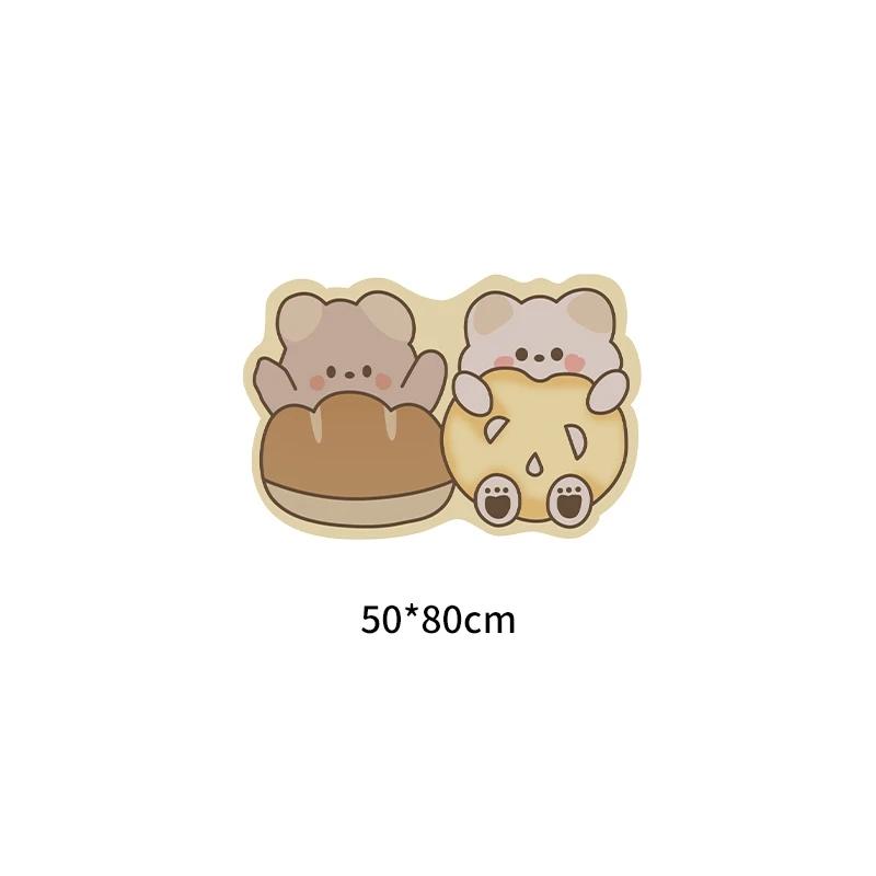 Cartoon Anti-Slip Kitchen Floor Mat Entrance Doormat Washable Door Rugs Hotel Living Room Carpet Bathroom Home Decoration Mats