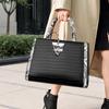 Tote Bag, New Women's Bag, Fashionable Snake Skin Pattern Bag, High-end Sense, Contrasting Color, Large Capacity Single Shoulder Handbag for Women