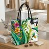 Floral Dolphin Print Tote Bag Casual Large Capacity Portable Daily Shoulder Handbag