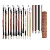 24Pcs Chinese Calligraphy Brush Pen Sumi Drawing Brush Beginner Calligraphy Set for Chinese Calligraphy Inks Painting