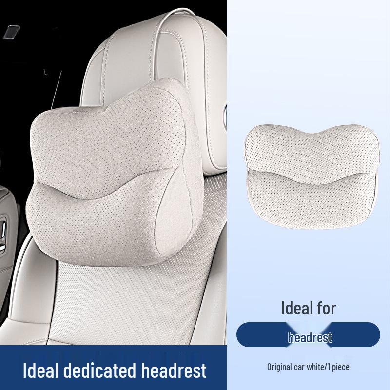 Neck Support Pillow for Ideal Headrest L6L7/L8/L9: MEGA Car Lumbar and Neck Protector