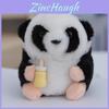 Entzückender Panda Plüsch Schlüsselanhänger Weiches Stofftier Rucksack Dekoration Niedliche Bärenpuppe