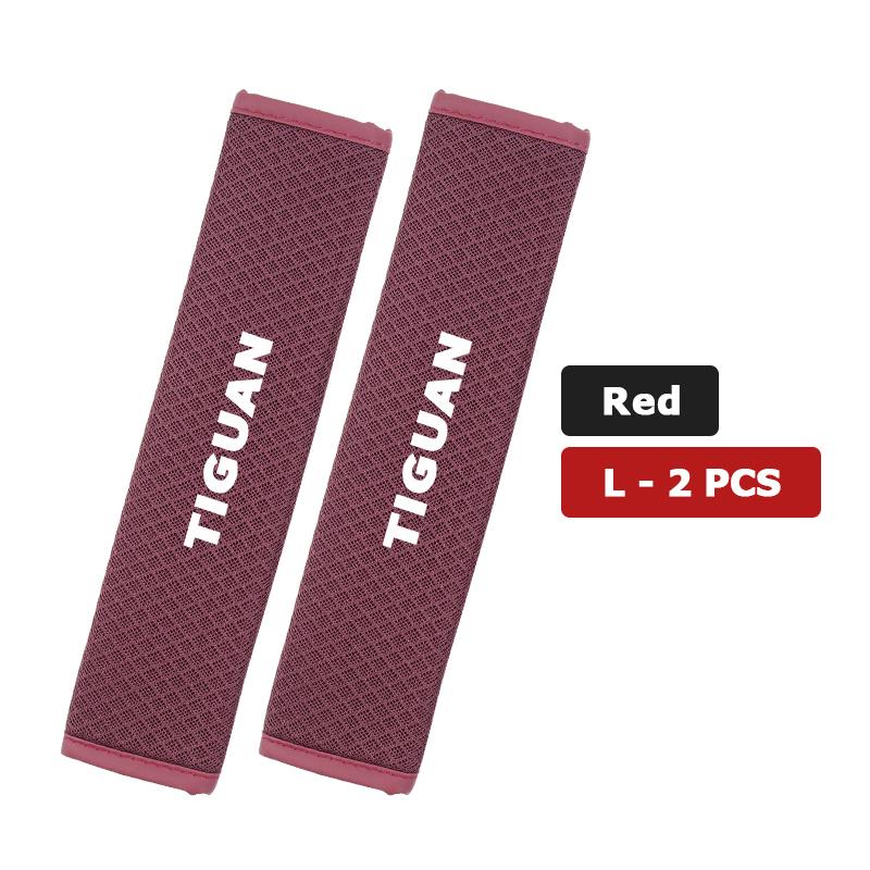 BAD1 28cm Car Seat Belt Shoulder Net Breathable Guard For Volkswagen VW Tiguan Scirocco Sagitar Magotan 4 5 6 7 MK4 MK5