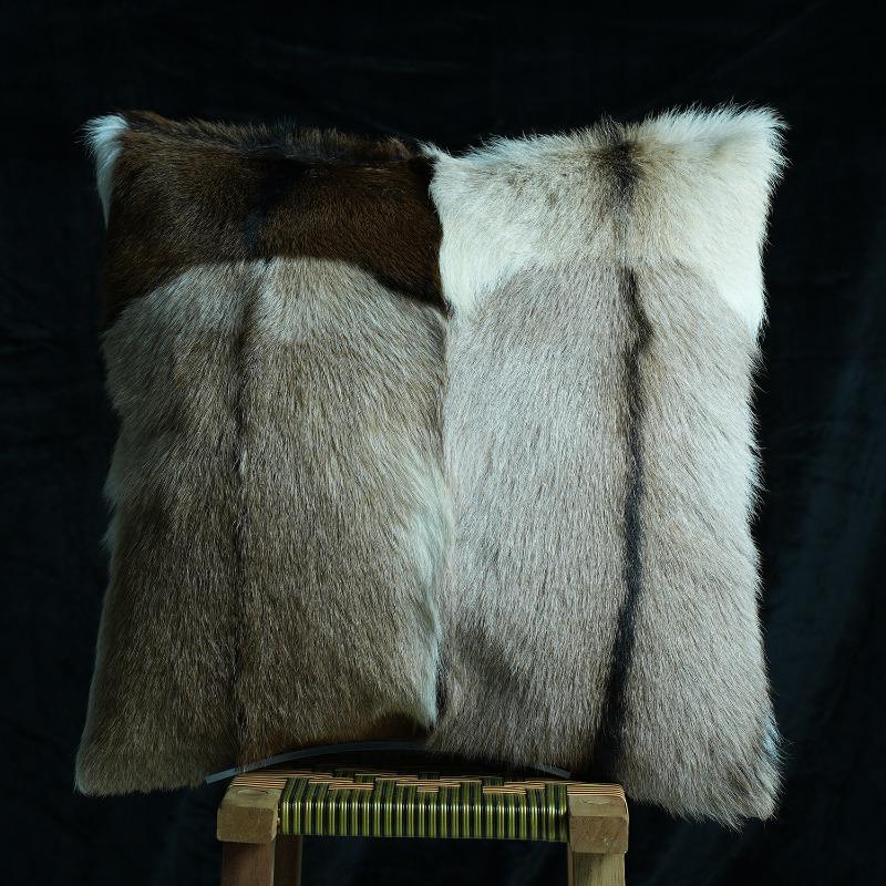 Plush Cow Print Pillowcase 50x50cm Double-sided Cushion Cover Artistic Color-block Throw Pillow Cover Home Decor